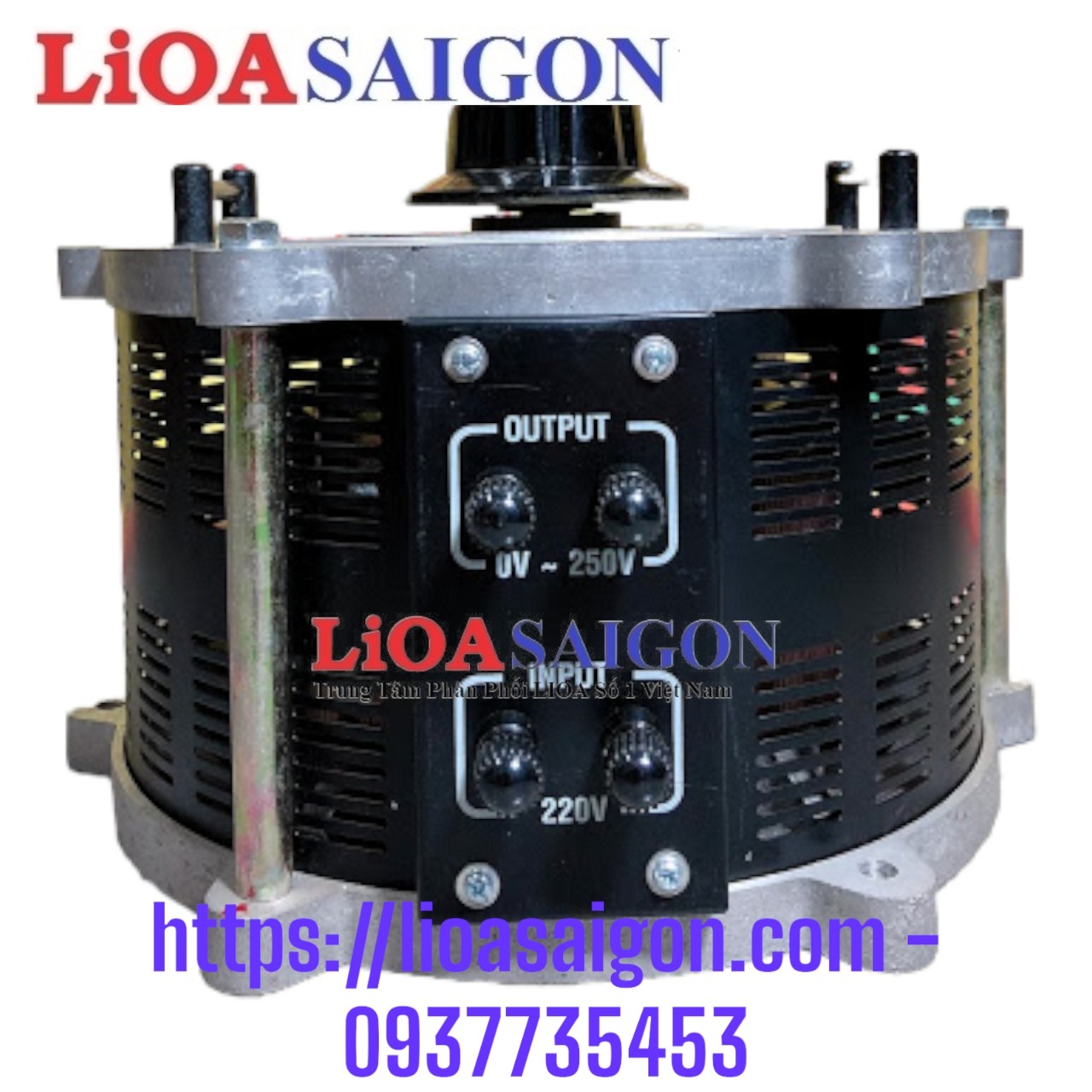 Biến áp vô cấp 1 pha LiOA SD-2525