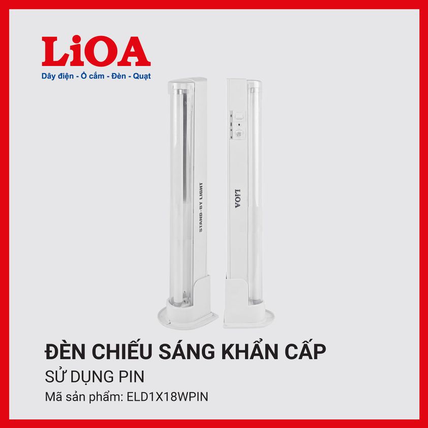 ĐÈN CHIẾU SÁNG KHẨN CẤP LIOA SỬ DỤNG PIN