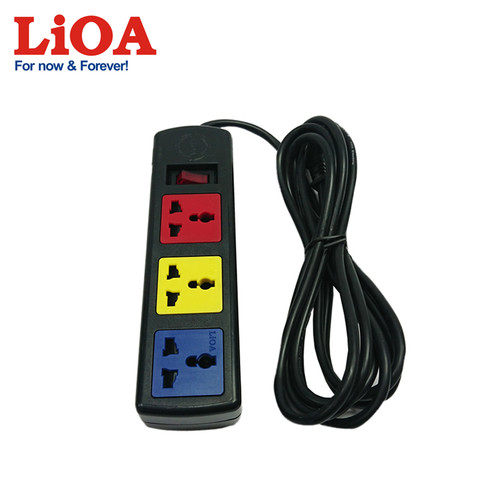 Ổ cắm kéo dài đa năng 3 ổ cắm LiOA 3D52N - 3D52N