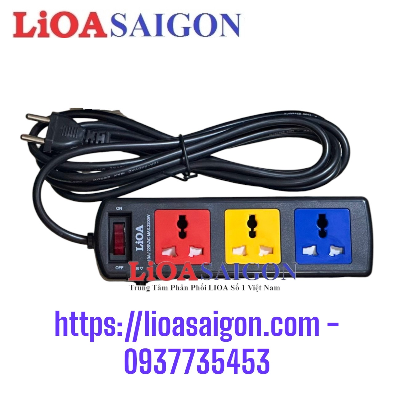 Ổ CẮM LIOA 3D32N CAO CẤP