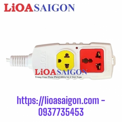 Ổ CẮM LIOA SIÊU TẢI CÓ DÂY 2P-3M/2-15A