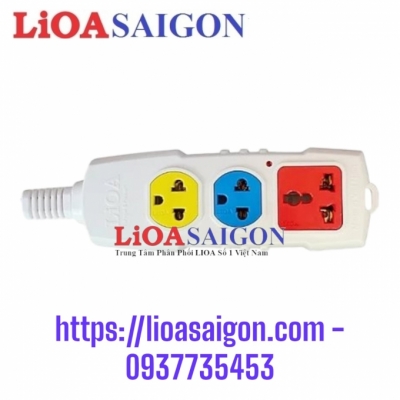 Ổ CẮM LIOA SIÊU TẢI CÓ DÂY 3P-3M/2-15A