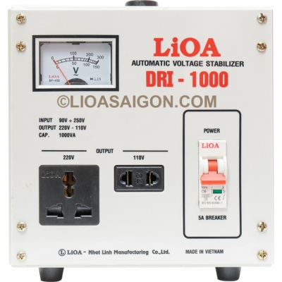 Ổn áp LIOA 1KVA  – LiOA DRI-1000