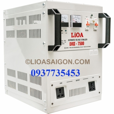 Ổn áp 1P DRII LiOA DRII-7500 7.5kVA (Nâu đậm)