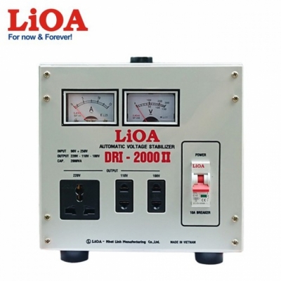 Ổn áp 1 pha LiOA DRI-2000II - DRI-2000II