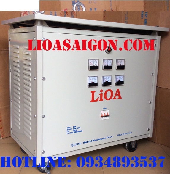 Biến áp Lioa 3 pha 20KVA tự ngẫu