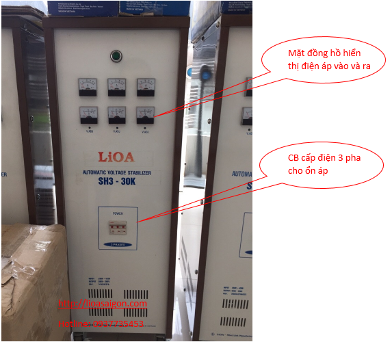 Hướng dẫn lắp đặt ổn áp 3 Pha LIOA 30KVA