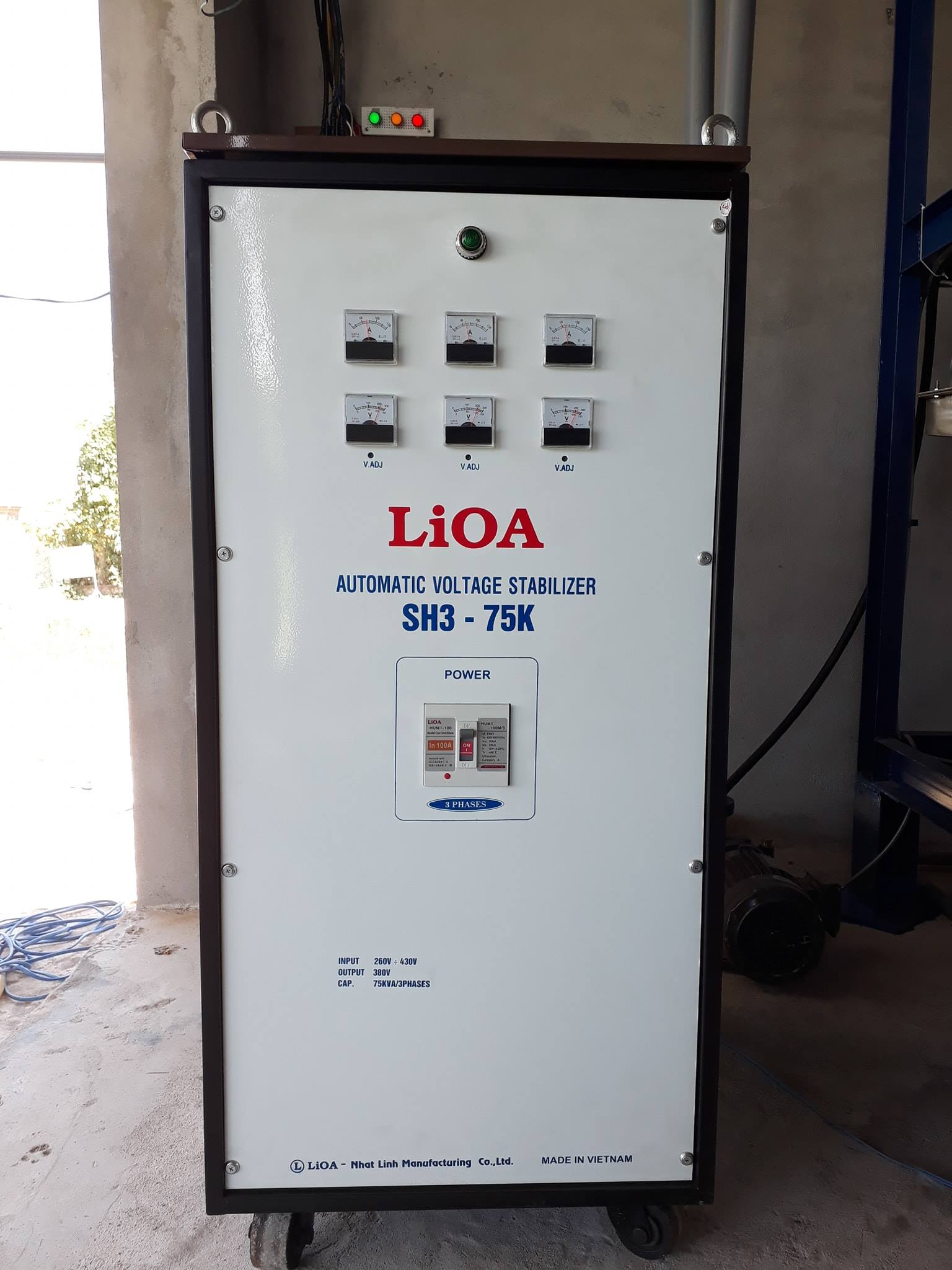 ổn áp 3 pha lioa 75KVA