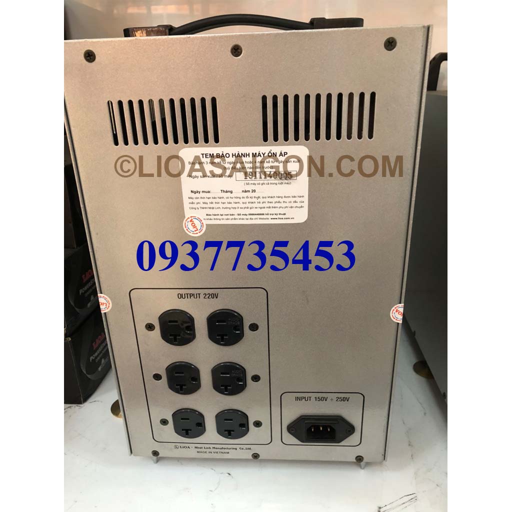 ổn áp lioa avs 3.2