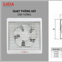 Quạt hút gắn tường LiOA