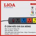 ổ cắm LiOA 3 chấu 4d32N công suất 2200W