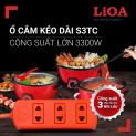 Ổ cắm kéo dài LiOA công suất lớn S3TC