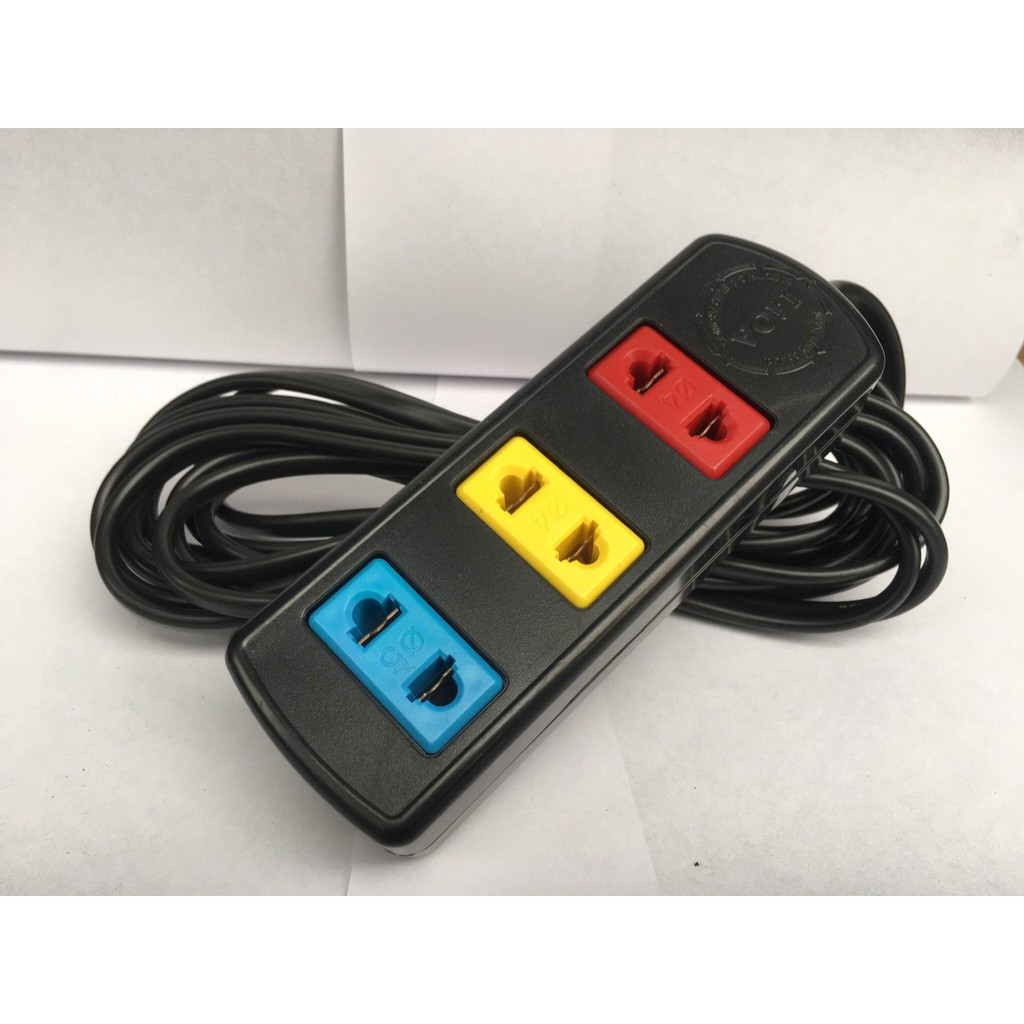 Ổ cắm LiOA 3 lỗ 5m - LiOA 3TC5-2