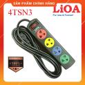 Ổ Cắm LiOA 4TSN3.2.5 (4 Lỗ 3m Có Công Tắc) - Chuẩn Mực An Toàn Vượt Trội, Bền Bỉ Thách Thức Thời Gian