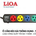Ổ Cắm LiOA 4TN5.2.5 (4 Lỗ, 5m): Lựa Chọn Số 1 Cho Gia Đình và Văn Phòng tại Sài Gòn