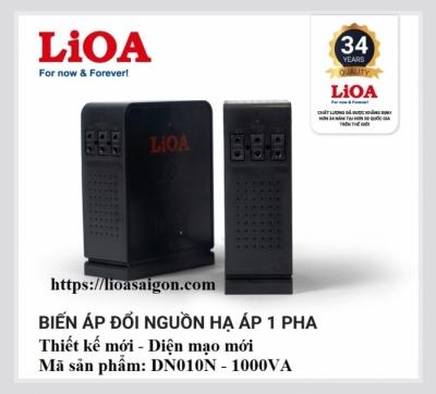 Biến áp LiOA 1 pha công suất 1000VA DN010N