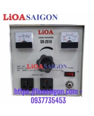 Biến áp vô cấp 1 pha LiOA SD-2510